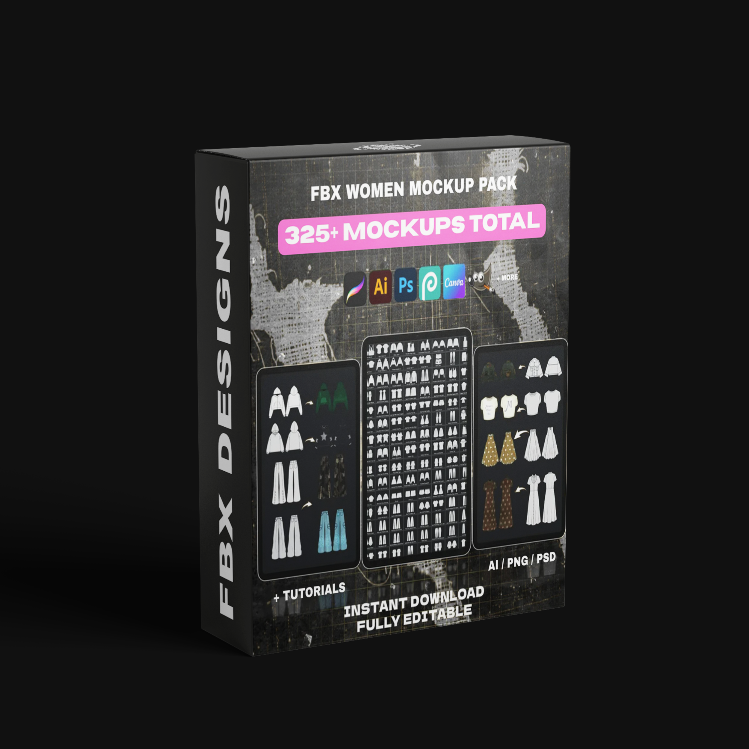 FBX WOMEN MOCKUP PACK