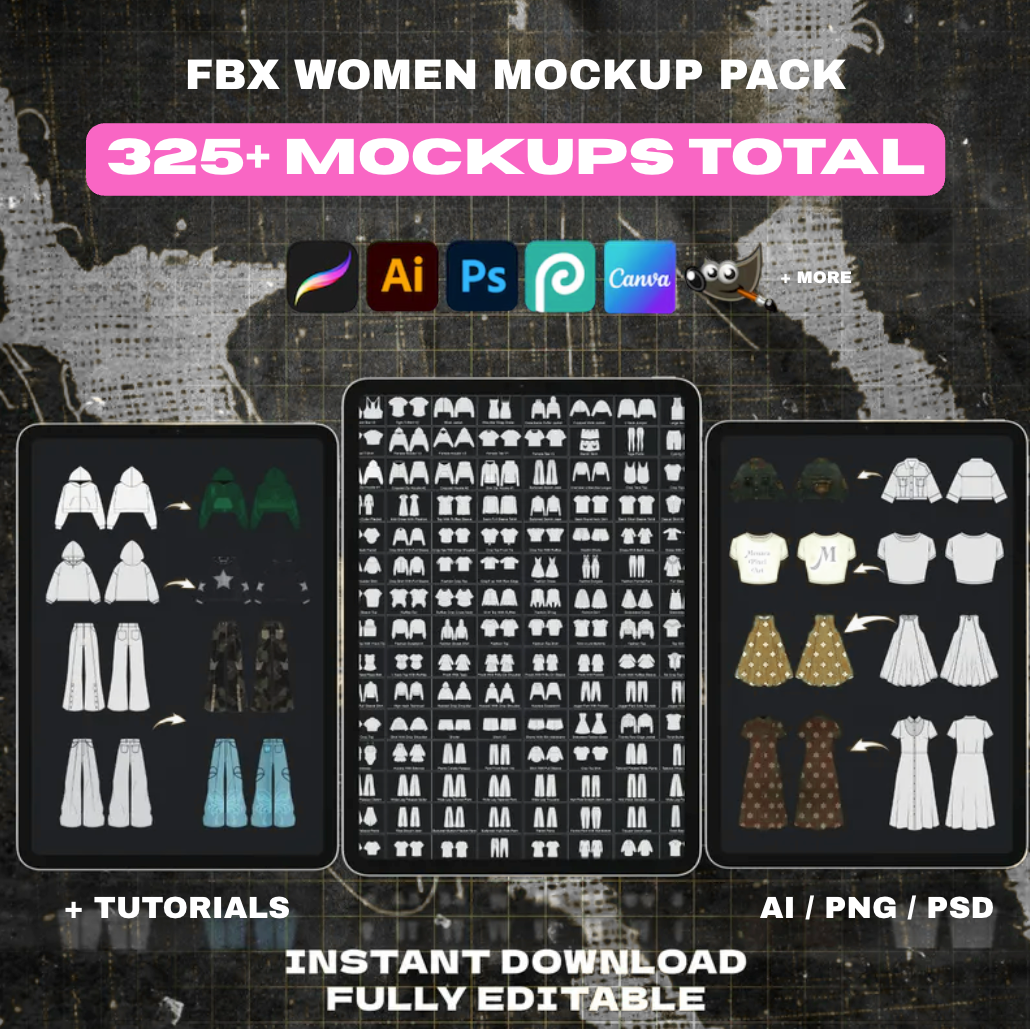 FBX WOMEN MOCKUP PACK