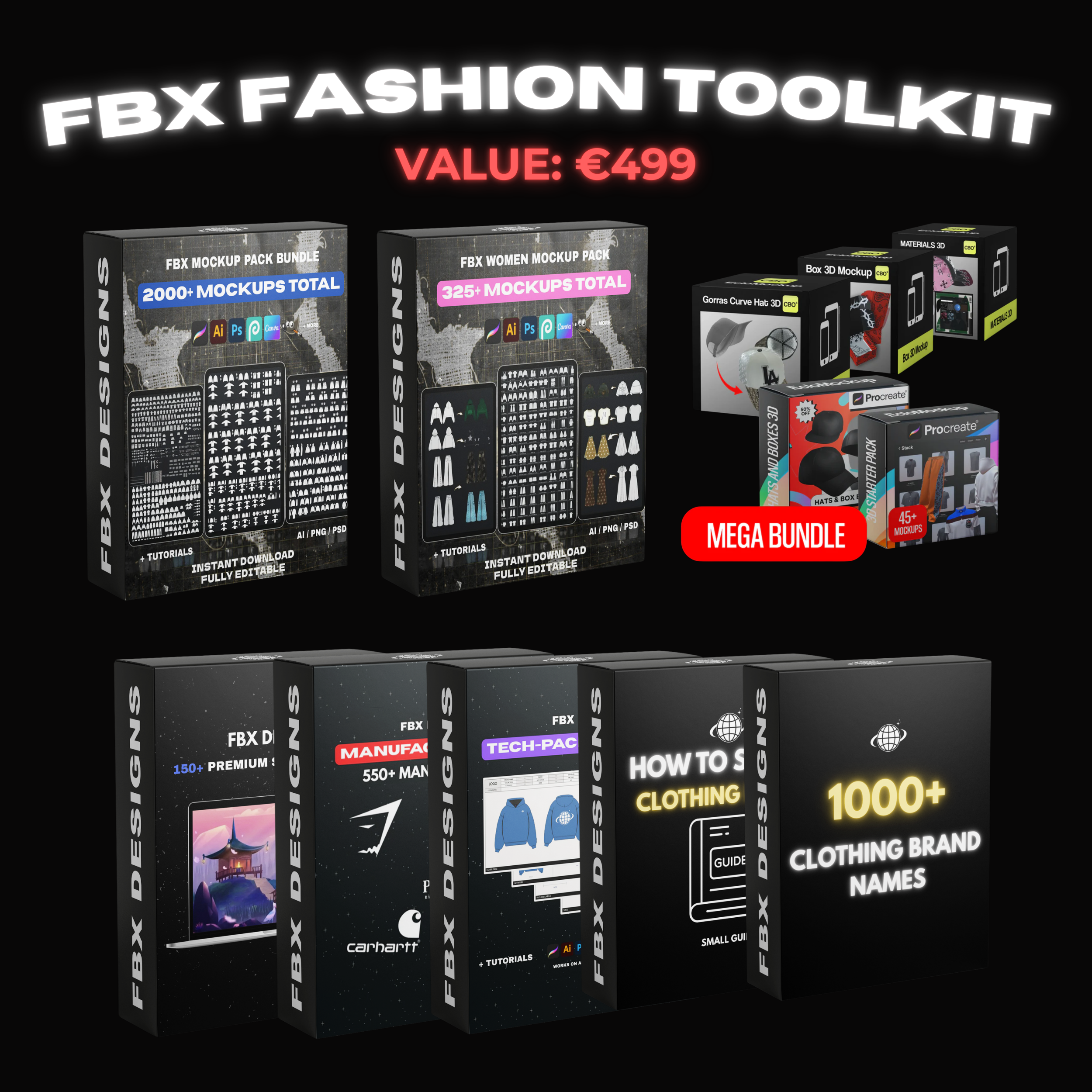 FBX ULTIMATE FASHION TOOLKIT (BESTSELLER)