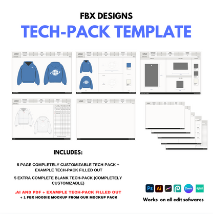 FBX Tech-Pack Template