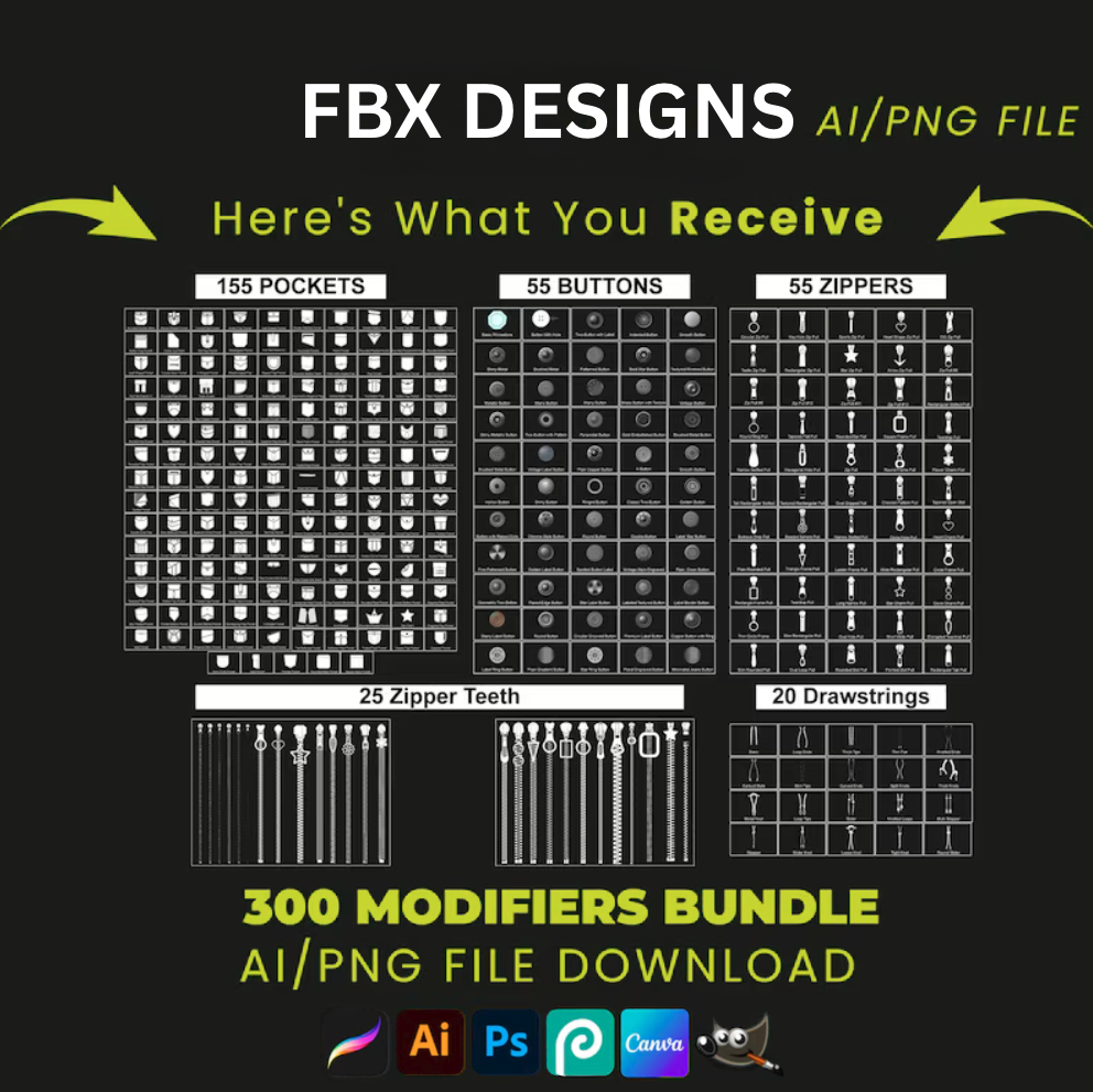 FBX MODIFIER MOCKUP PACK
